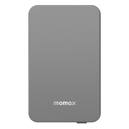 MOMAX Q.MAG POWER6 5000mAh MAGSAFE WRLS PWR BANK SPACE GREY