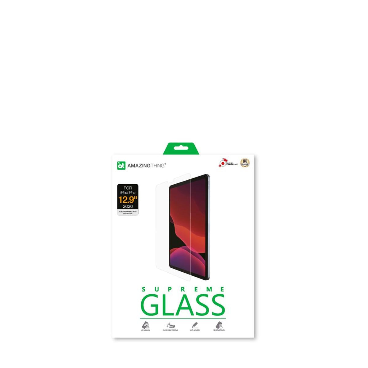 AT - 2.5D Supreme Glass (Crystal) for iPad Pro 12.9" (2020)