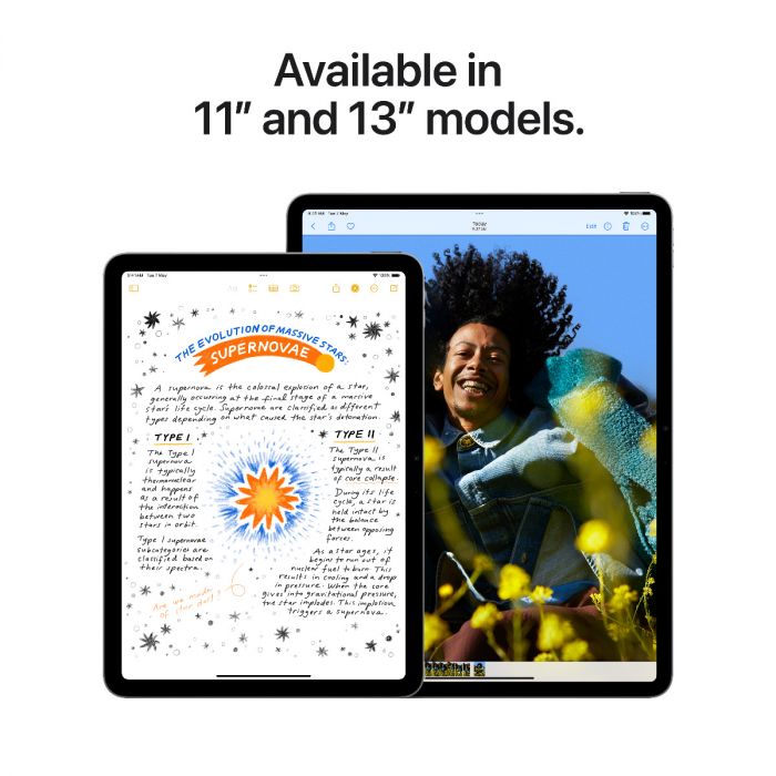 13-inch iPad Air: Apple M2 Chip Wi-Fi 256GB - Starlight
