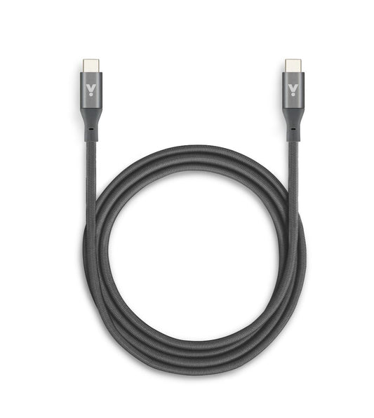 iSTYLE_Braided_USB-C_CABLE_1.8m,_Space_Gray_image_position_1