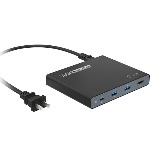 محطة إرساء USB-C مدعومة بقدرة 90 واط J5 JCDP392 CREATE
