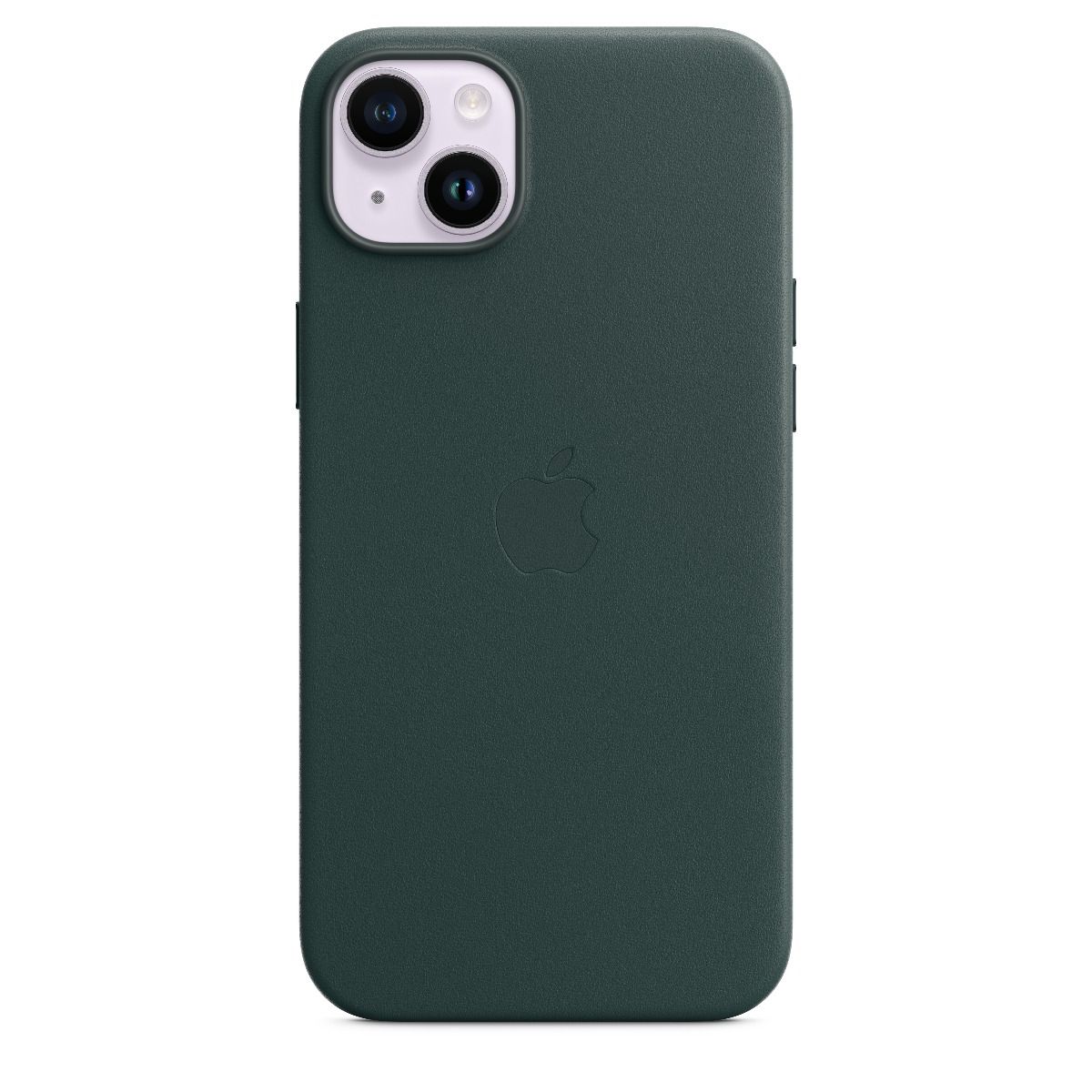 iPhone 14 Plus Leather Case with MagSafe - Forest Green