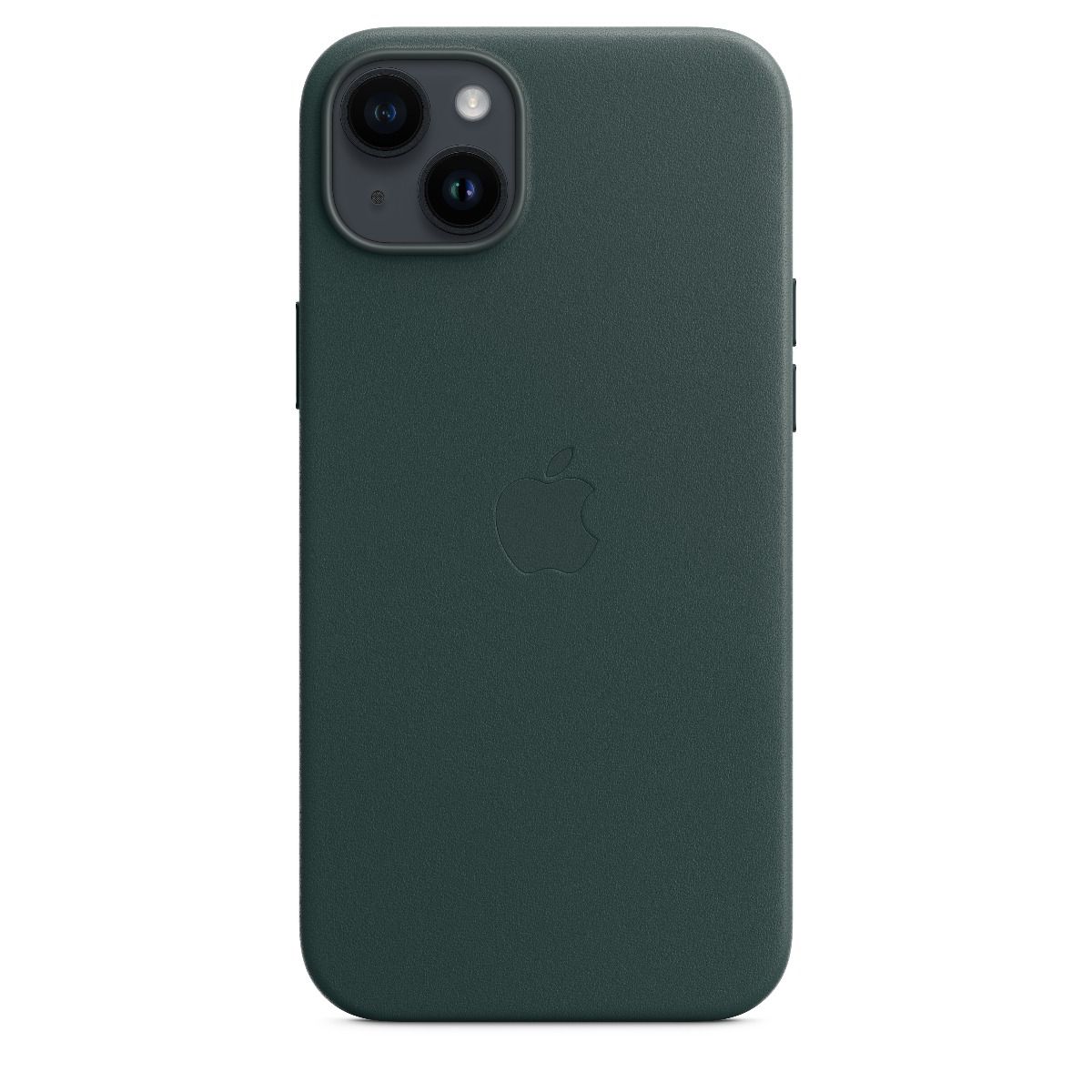 iPhone 14 Plus Leather Case with MagSafe - Forest Green