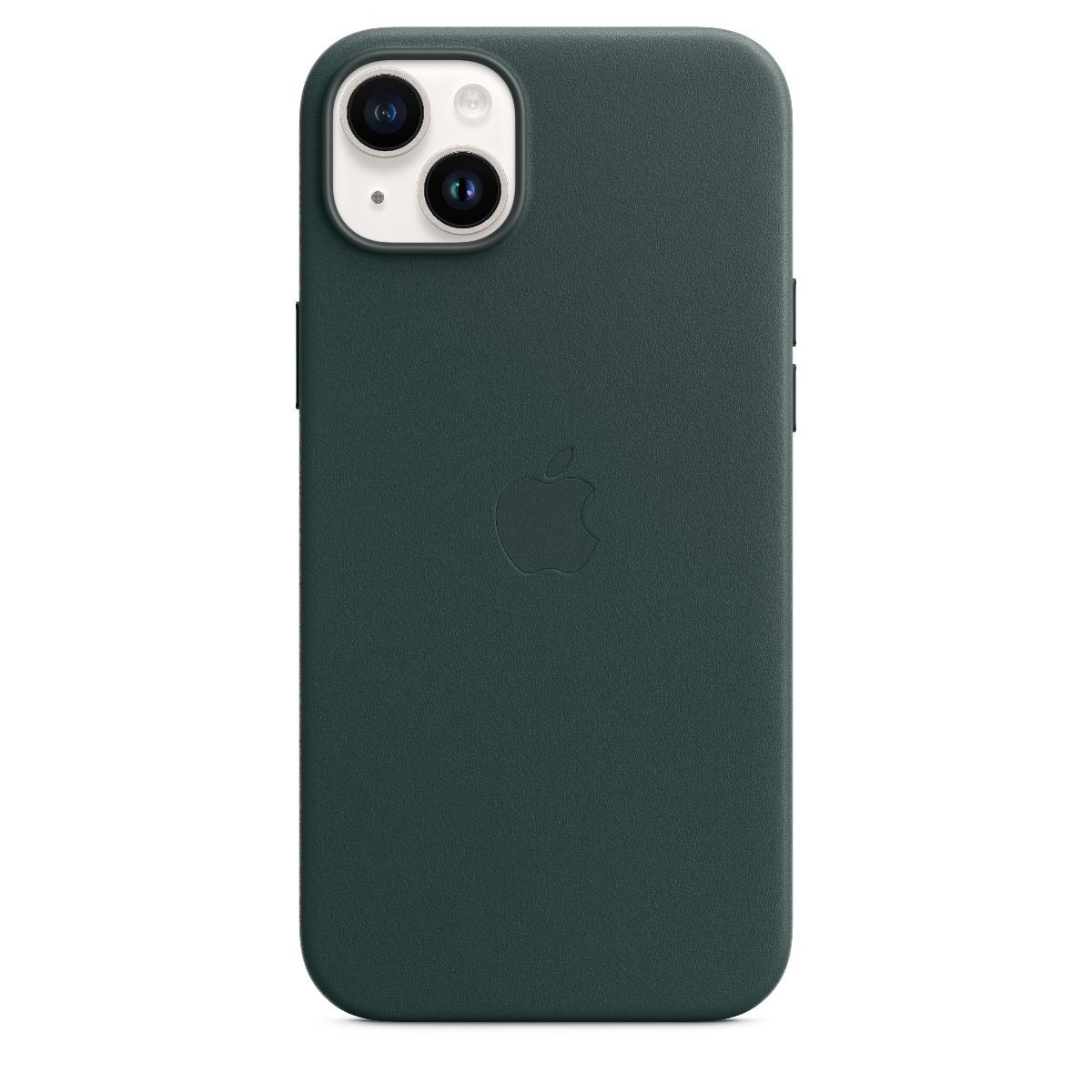 iPhone 14 Plus Leather Case with MagSafe - Forest Green
