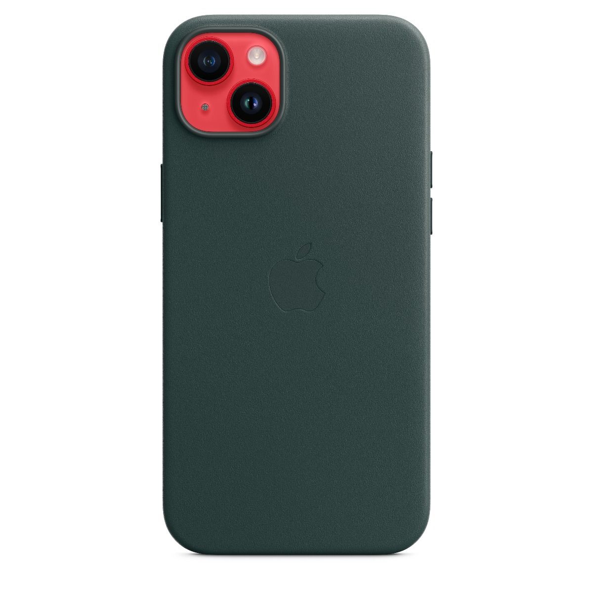 iPhone 14 Plus Leather Case with MagSafe - Forest Green