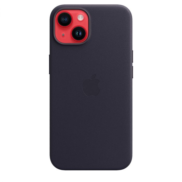 iPhone 14 Leather Case with MagSafe - Ink