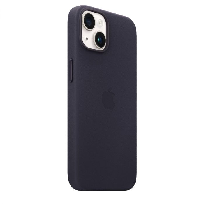 iPhone 14 Leather Case with MagSafe - Ink