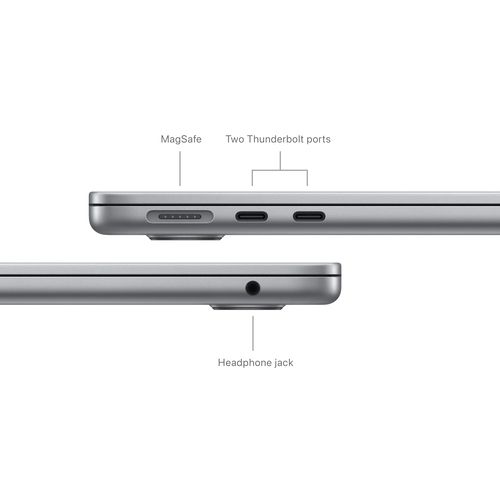 13 MacBook Air: M3 chip, 24GB RAM, 512GB SSD with 8-core CPU and 10-core GPU, English Keyboard - Space Grey (2024 - Model)