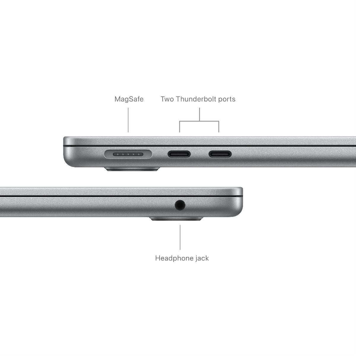 13 MacBook Air: M3 chip, 8GB RAM, 512GB SSD with 8-core CPU and 10-core GPU, Arabic/English Keyboard, Space Grey