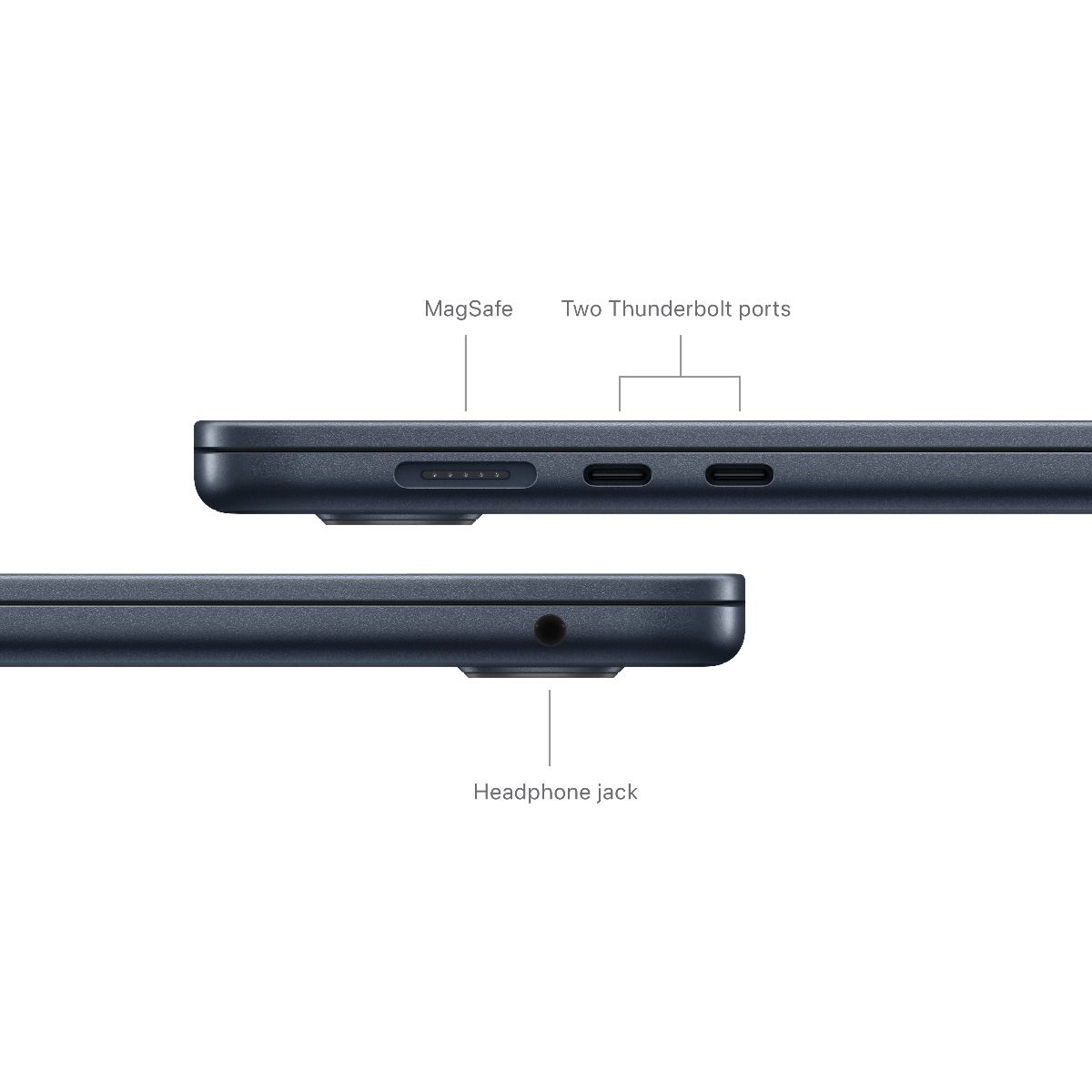 15 MacBook Air: M3 chip, 16GB RAM, 512GB SSD with 8-core CPU and 10-core GPU, English Keyboard, Midnight