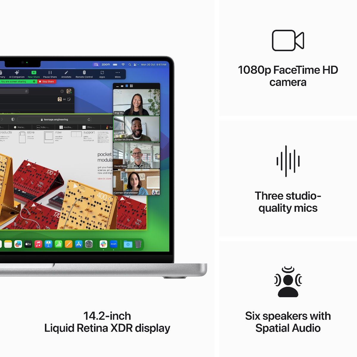 14 MacBook Pro: M3 Max chip 36GB RAM, 1TB SSD with 14‑core CPU and 30‑core GPU, Arabic/English Keyboard, Space Black