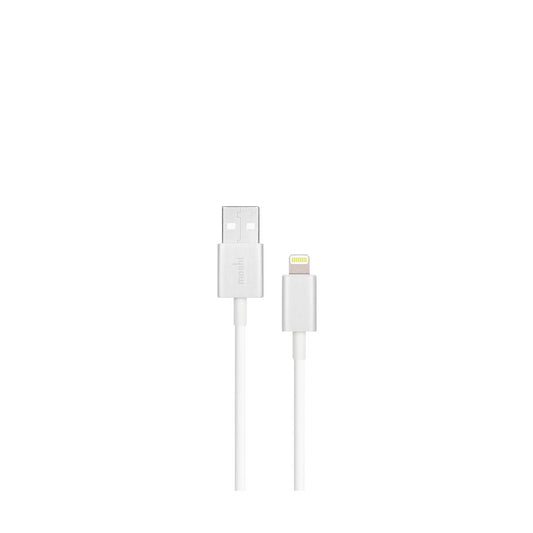 موشي - كابل USB بطول 3 أمتار مع موصل لايتنينج - أبيض