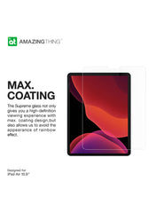 AT IPAD AIR 10.9 2020 2.5D F.COV.SUPREMEGLASS (CRYSTAL)