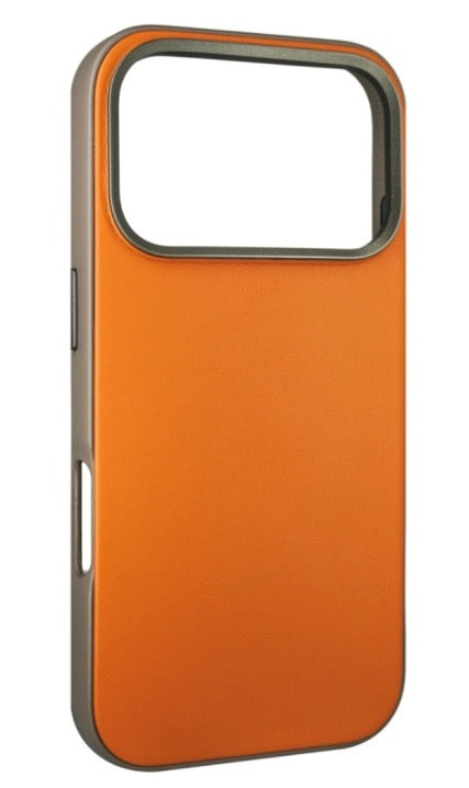 A-CASE Kiliyos Vegan Leather Magsafe Case for 17pro Max Orange