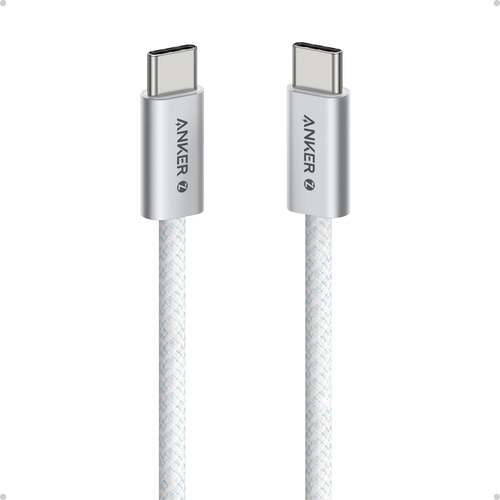 Anker USB-C to USB-C Cable (1m, 240W) White 1 USB-C to USB-C Cable (1m, 240W)