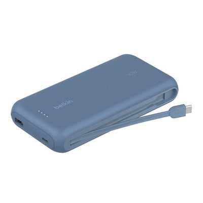 BELKIN - POWERBANK - 20K W/ INTEGRATED CABLE - BLUE