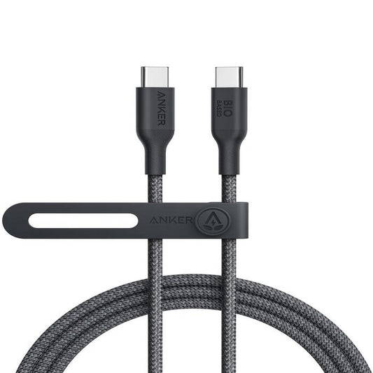 أنكر 544 كابل USB-C إلى USB-C نايلون حيوي 3 أقدام أسود