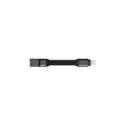 Rolling Square inCharge mini USB to Lightning cable - Black