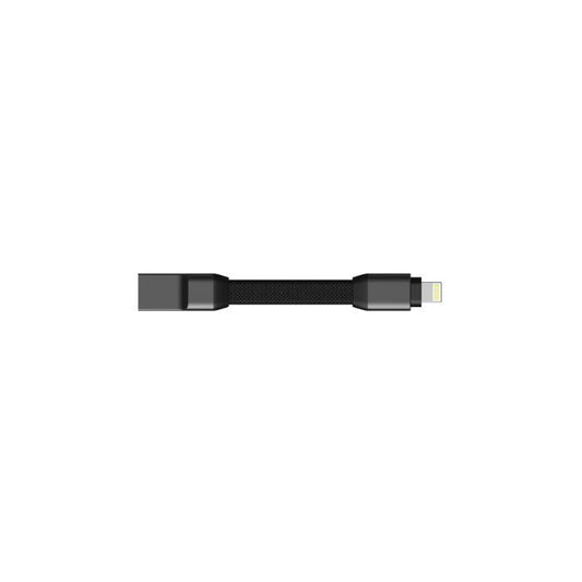 كابل رولينج سكوير inCharge ميني من USB إلى لايتنينج - أسود