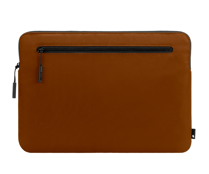 Incase Compact Sleeve in Flight Nylon for 13-inch MacBook Pro - Thunderbolt 3 (USB-C) and 13-inch MacBook Air with Retina Display - Deep Orange