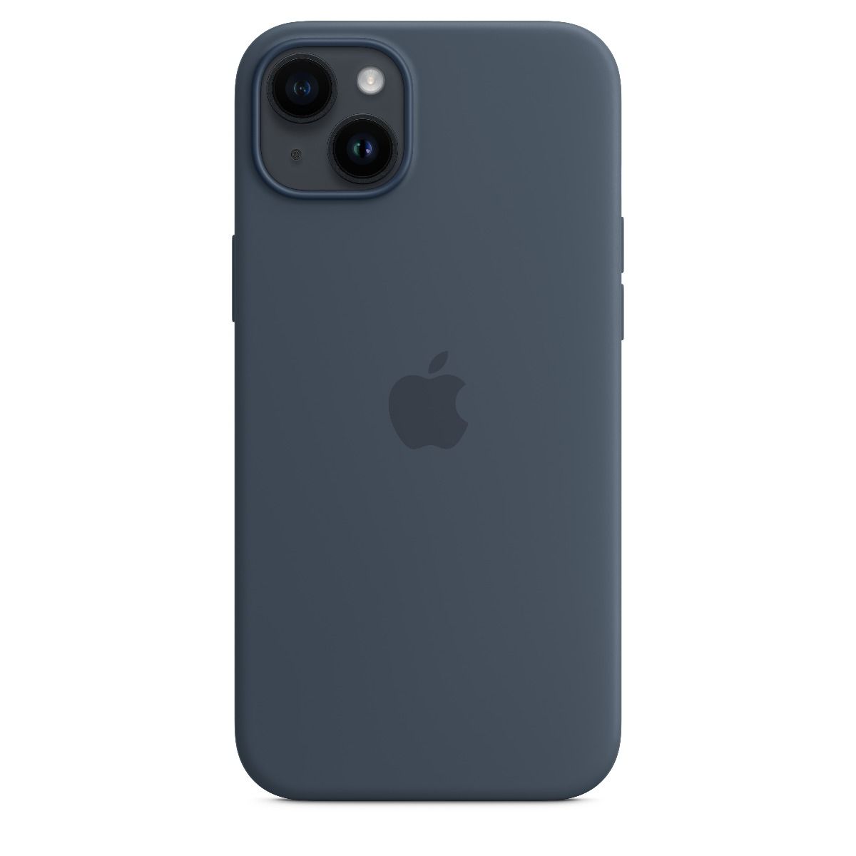 iPhone 14 Plus Silicone Case with MagSafe - Storm Blue