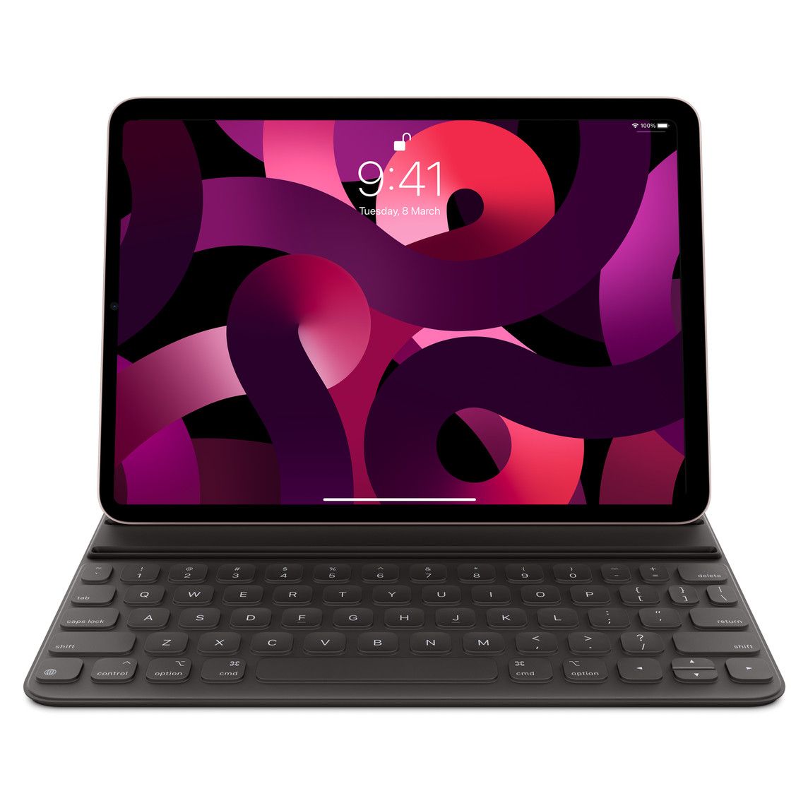 Smart Keyboard Folio for 11-inch iPad Pro (1st, 2nd, 3rd, & 4th gen) and iPad Air (4th & 5th gen), Arabic, Black