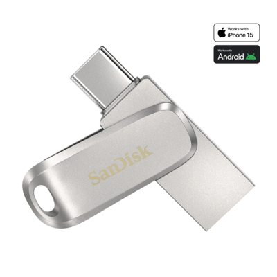 SanDisk Ultra Dual Drive Luxe USB Type-C 256GB - 150MB/s, USB 3.1 Gen 1