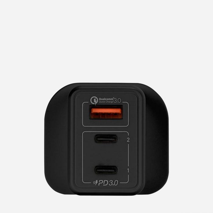 Momax 1-World 65W GaN Convenient Travel Adapter, Black