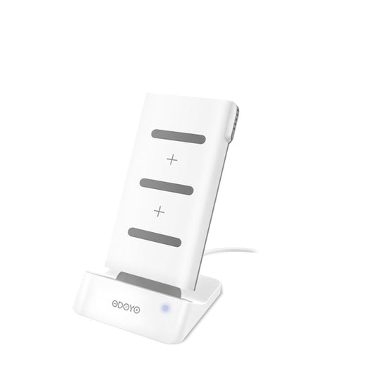 أودويو - قاعدة شحن لاسلكية وحزمة بطارية محمولة 6000mAh/22.2Wh - أبيض