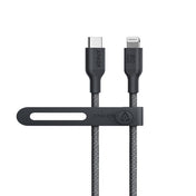 أنكر 542 كابل USB-C إلى لايتنينج عضوي 3 أقدام أسود
