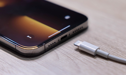 iPhone and a cable