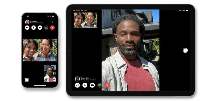 How to transfer a FaceTime call to another device?
