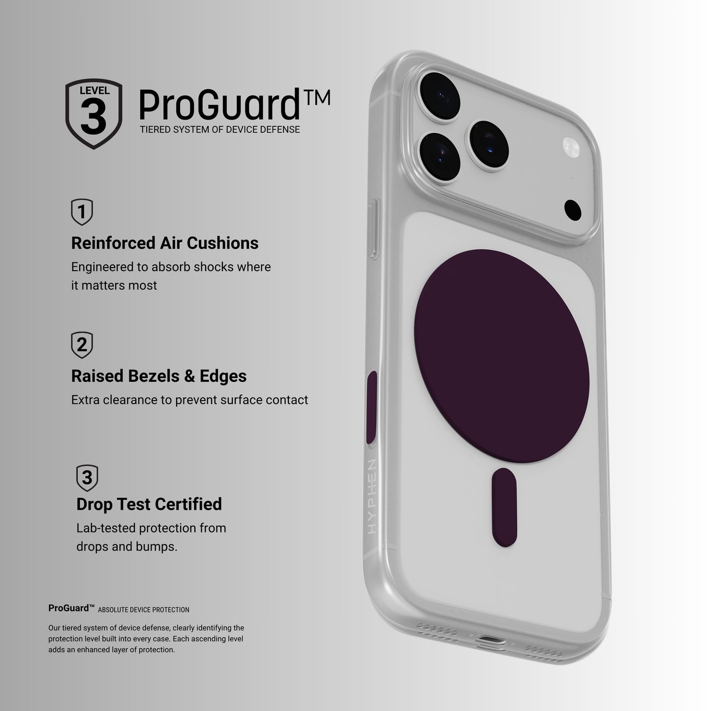 HYPHEN AIRE PLUS MagSafe Case - Plum - iPhone 18 Pro Max - 6.9"