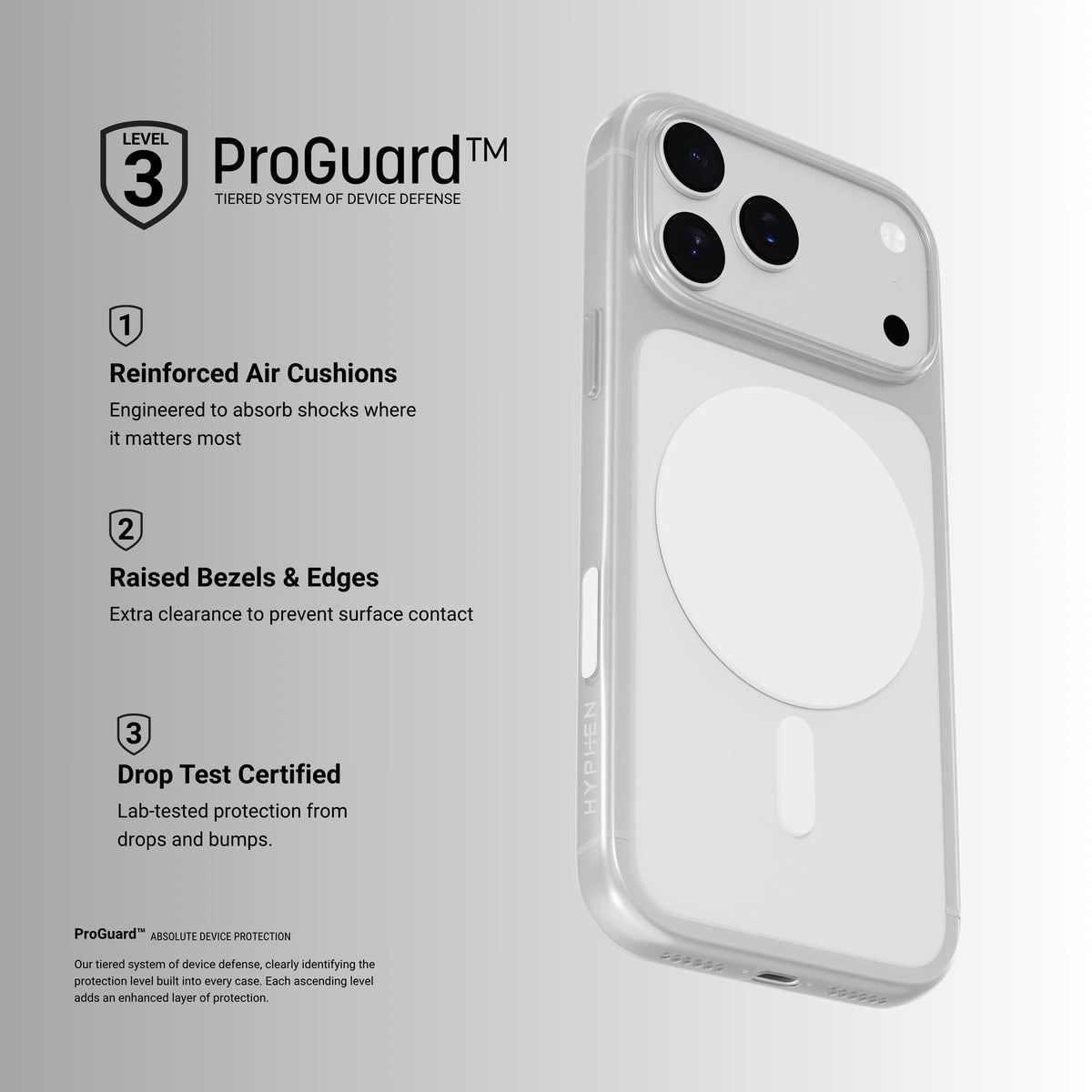 HYPHEN AIRE PLUS MagSafe  Case - White -  iPhone 18 Pro Max - 6.9"