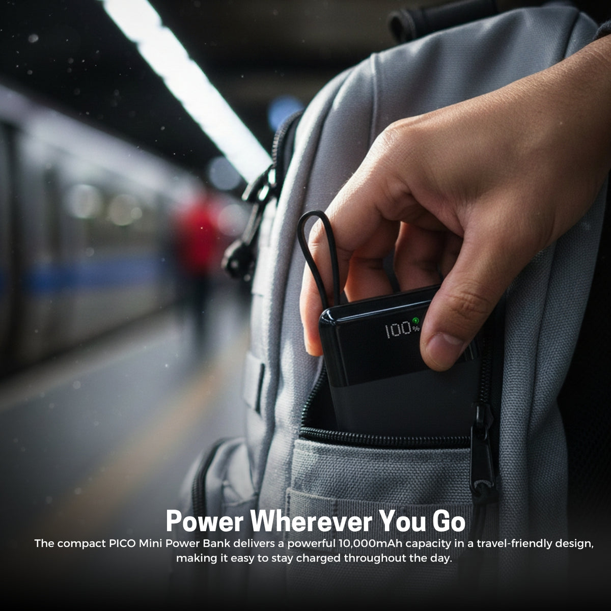 HYPHEN Pico Mini Powerbank 10000mAh - Black