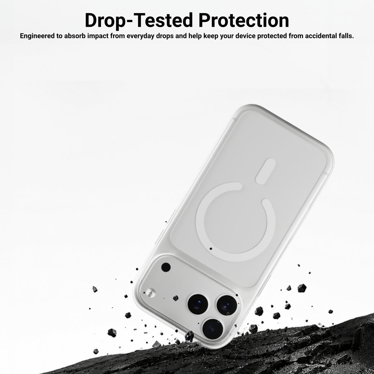 HYPHEN  RIFT Impact Frame MagSafe Case - Silver -  iPhone 18 Pro Max - 6.9"