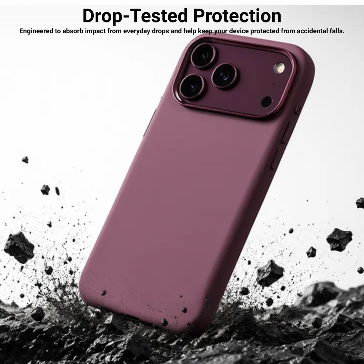 HYPHEN TINT+ Silicone Magsafe Case - Plum - iPhone 18 Pro - 6.3"