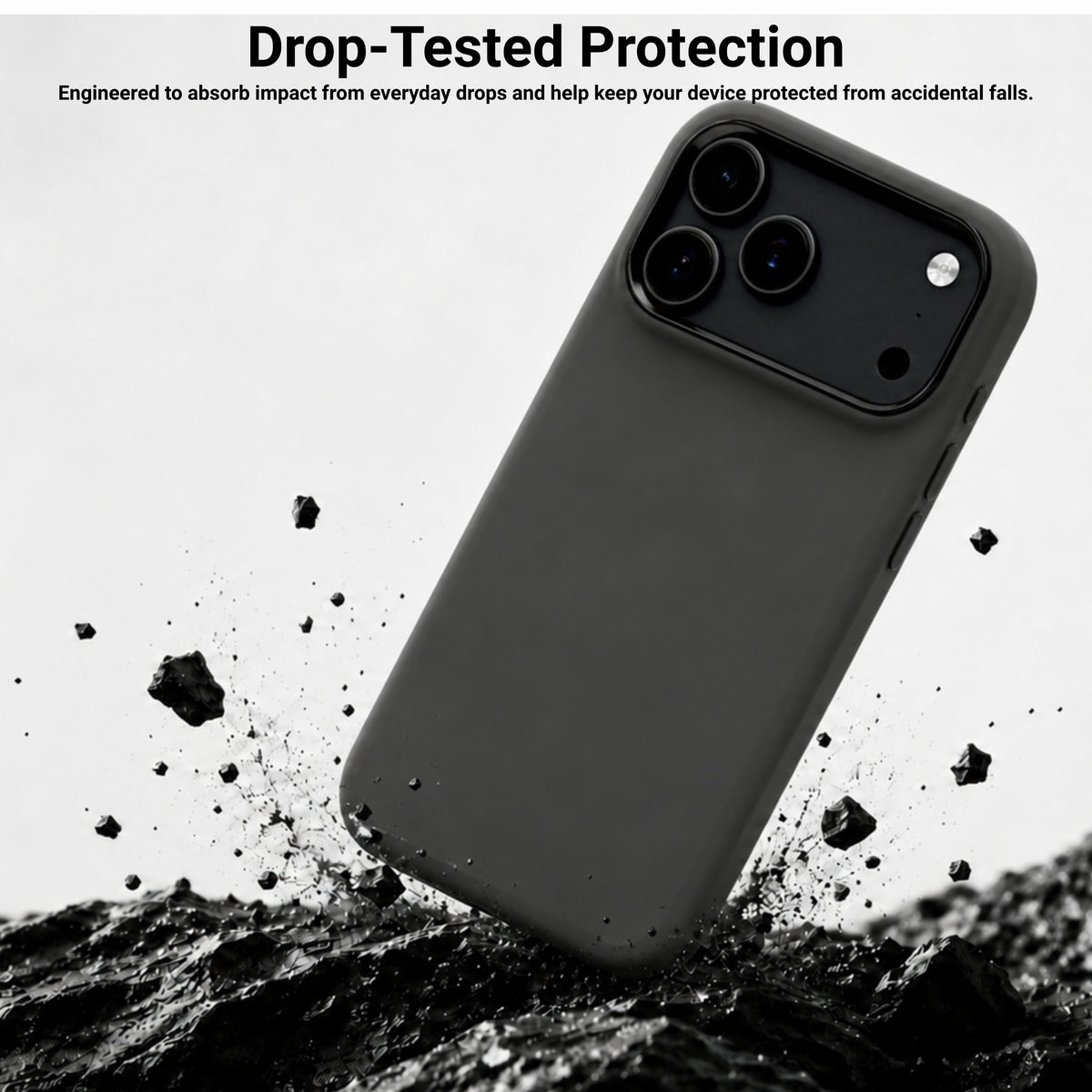 HYPHEN TINT+ Silicone Magsafe Case - Black - iPhone 18 Pro - 6.3"