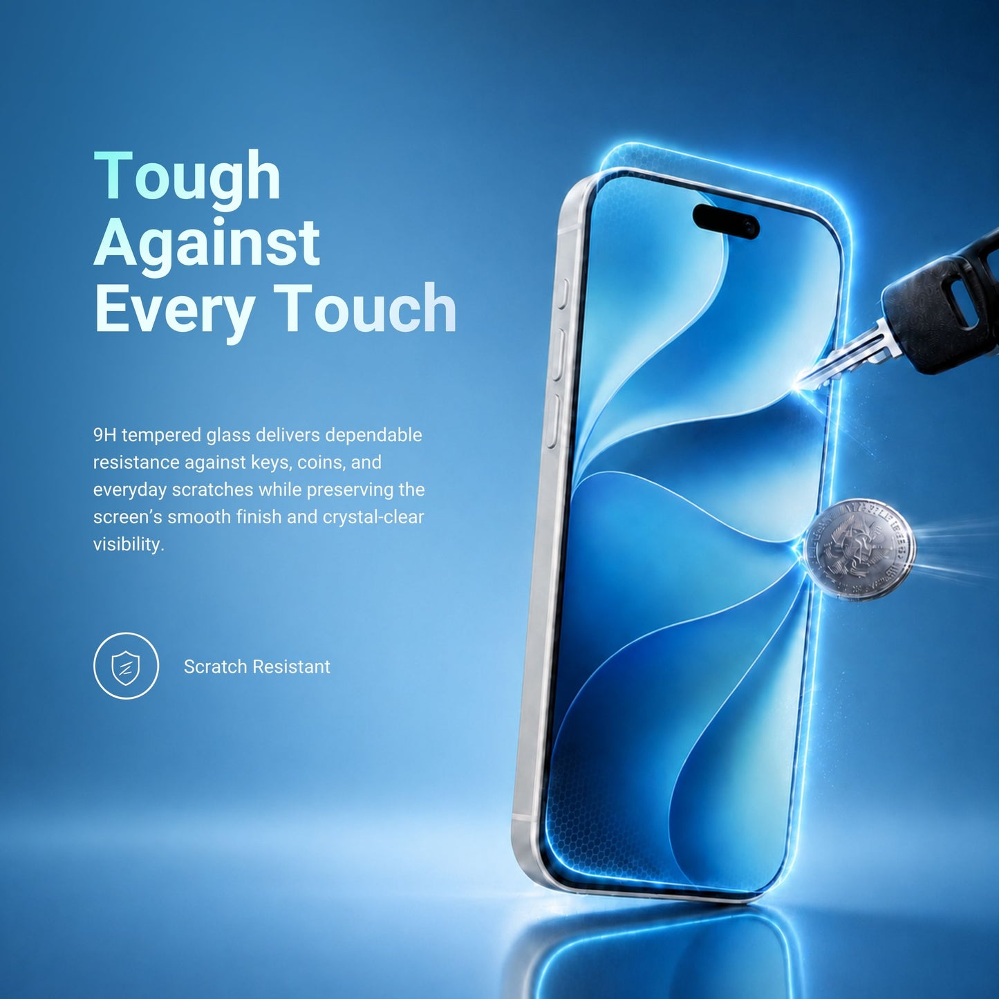 HYPHEN DEFENDR Full Coverage Tempered Glass with Applicator - iPhone 18 Pro - 6.3"