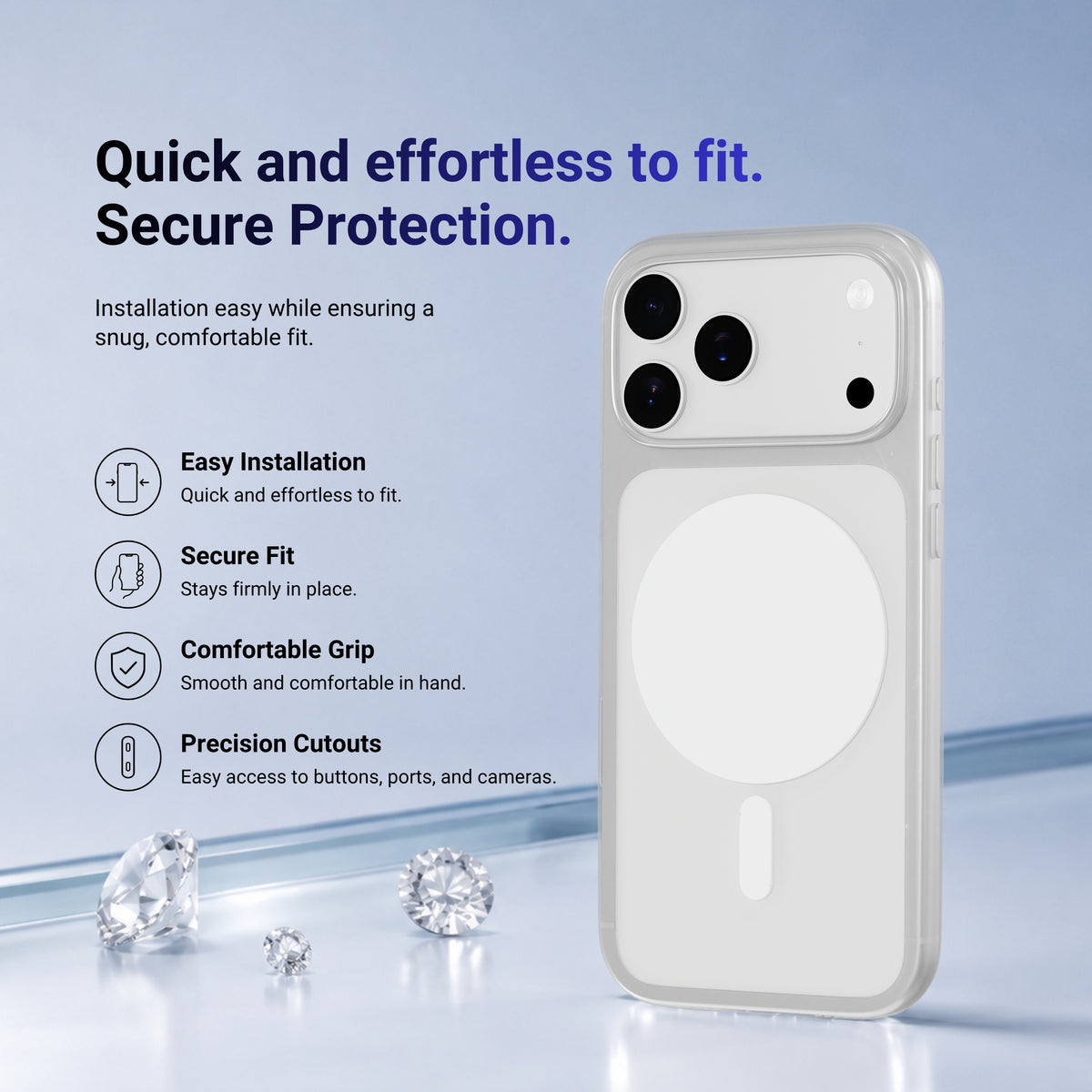 HYPHEN AIRE PLUS MagSafe  Case - White -  iPhone 18 Pro Max - 6.9"