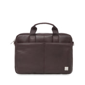Knomo - Stanford Leather Laptop Briefcase 13 - Brown