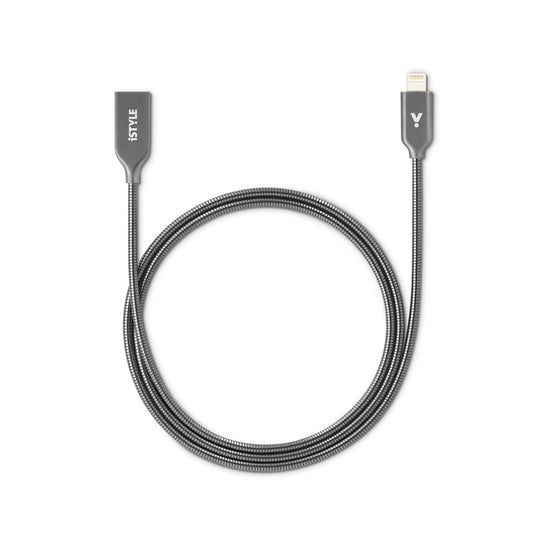 iSTYLE Metal Lightening Cable Space grey
