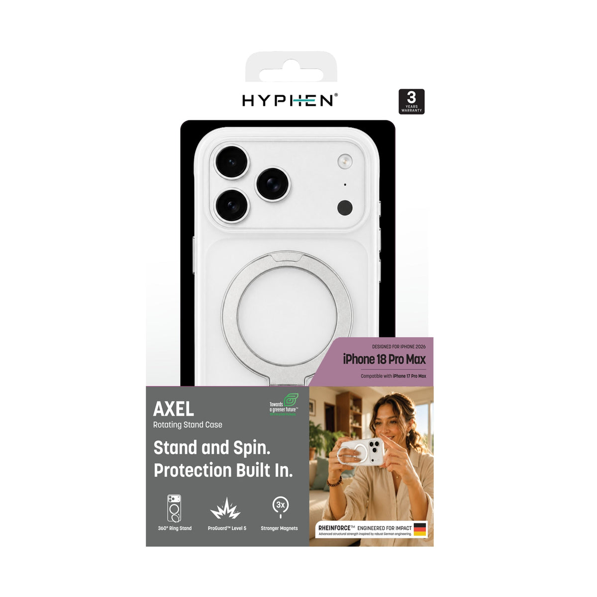 HYPHEN MagSafe AXEL Case - Frost - iPhone 18 Pro Max - 6.9"