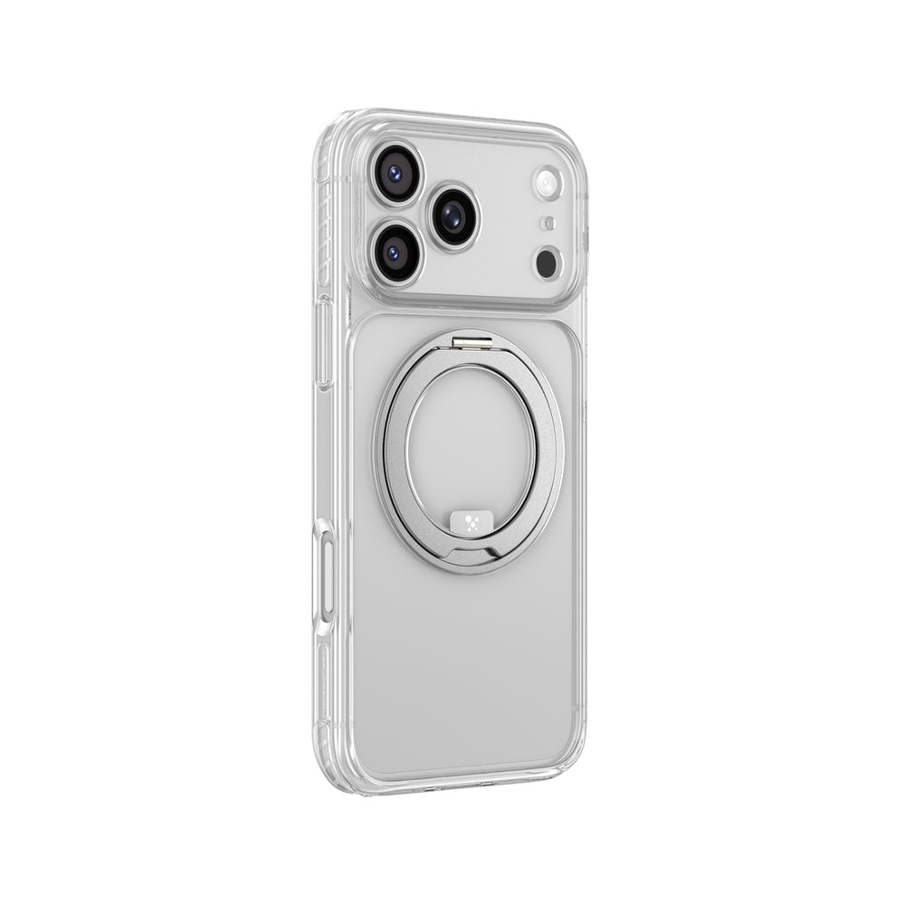 Titan Pro Mag Lens Spin Case For iPhone 18 Pro 6.3'' Clear