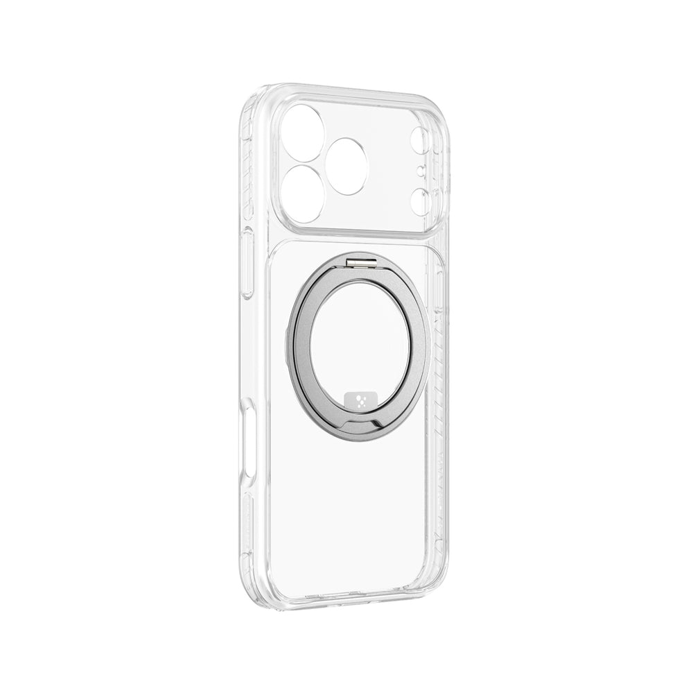 Titan Pro Mag Lens Spin Case For iPhone 18 Pro 6.3'' Clear