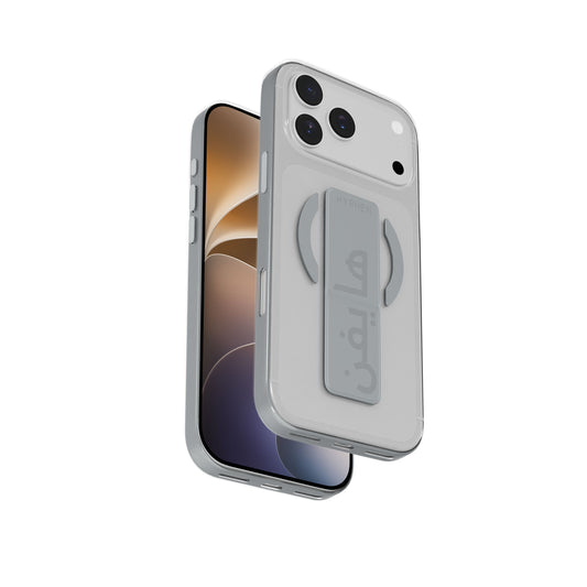 HYPHEN DRFT Grip & Stand Magsafe Case - Grey -  iPhone 18 Pro - 6.3"-image-position-1
