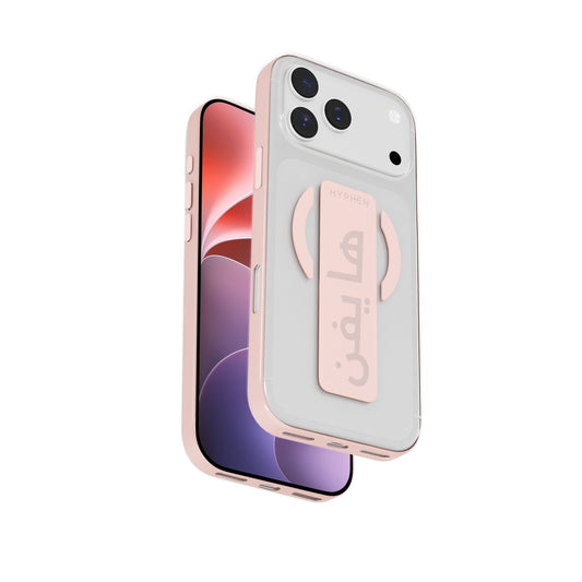 HYPHEN DRFT Grip & Stand Magsafe Case - Pink -  iPhone 18 Pro - 6.3"-image-position-1