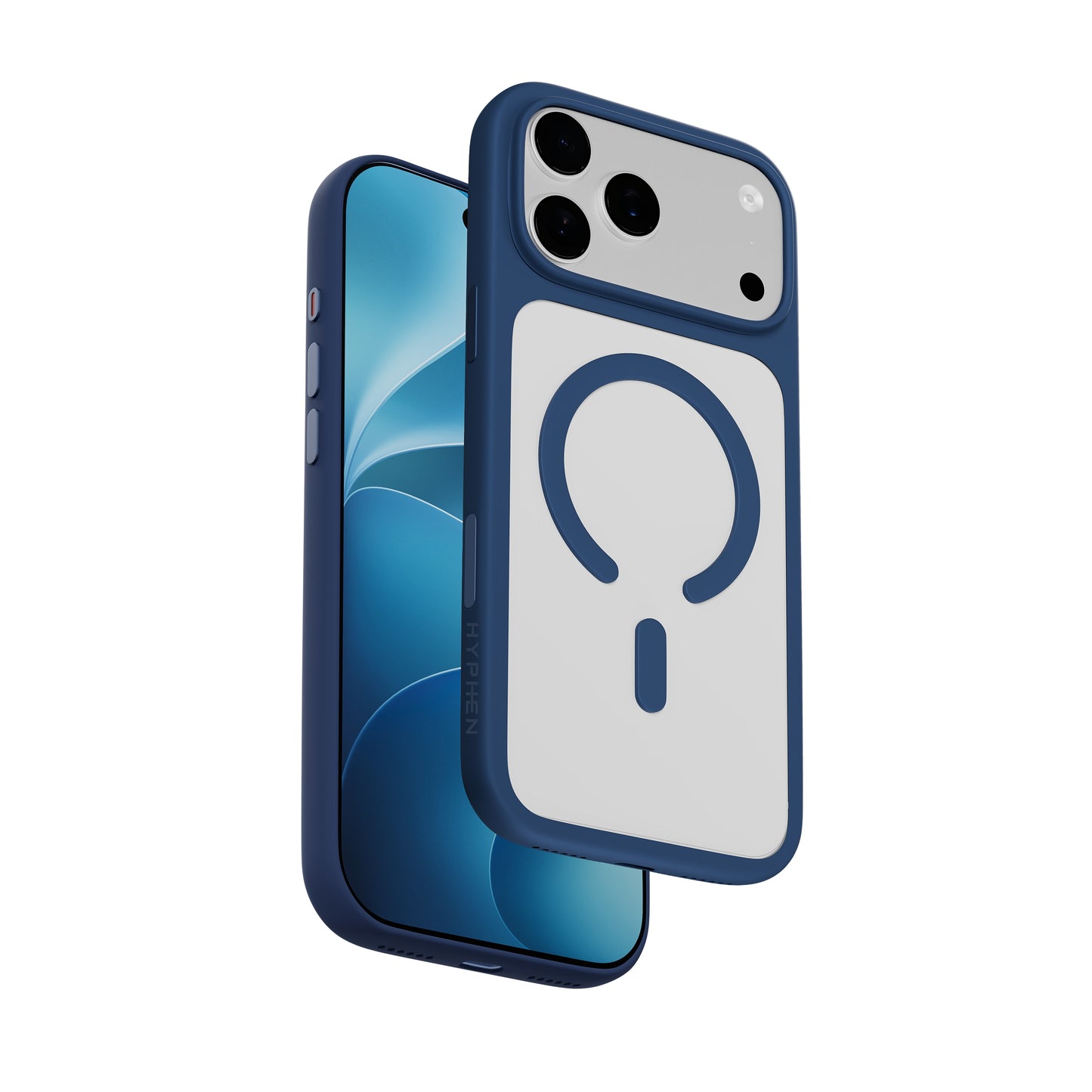 HYPHEN RIFT Impact Frame MagSafe Case - Dark blue - iPhone 18 Pro Max - 6.9"