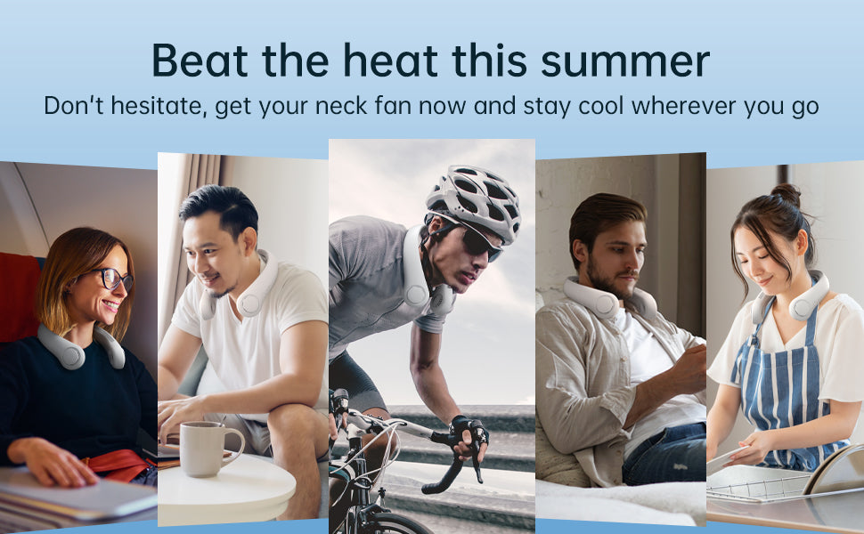 JisuLife Neck Fan Life4 4000mAh Grey