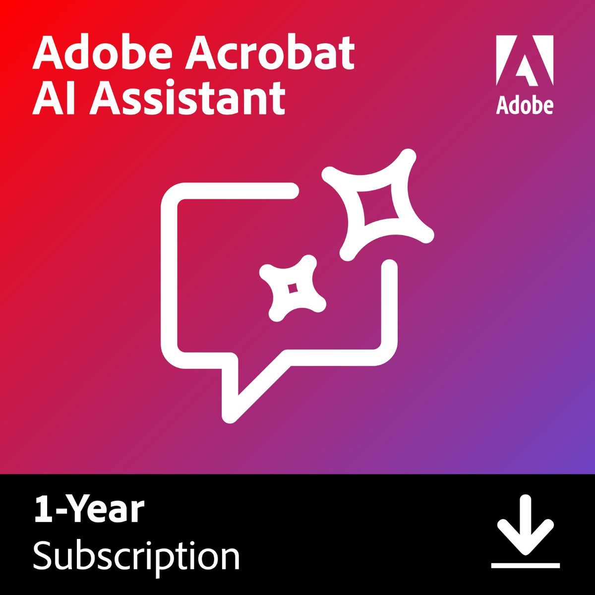 Adobe AI Assistant for Acrobat 1 Year Sub